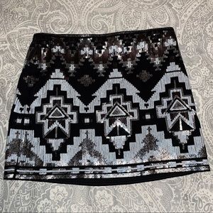Sequin Express Mini Skirt
